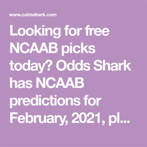 oddsshark ncaab|oddsshark ncaab predictions.